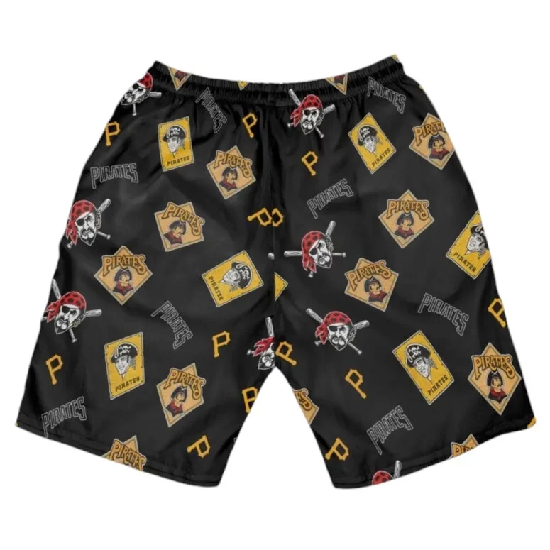 Pittsburgh Pirates Classic Logo Collage Hawaiian Shirt