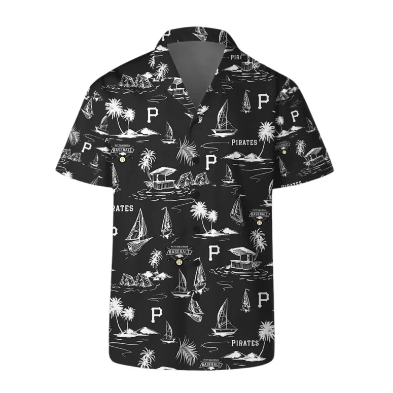 Pittsburgh Pirates Coastal Sailing Hawaiian Shirt