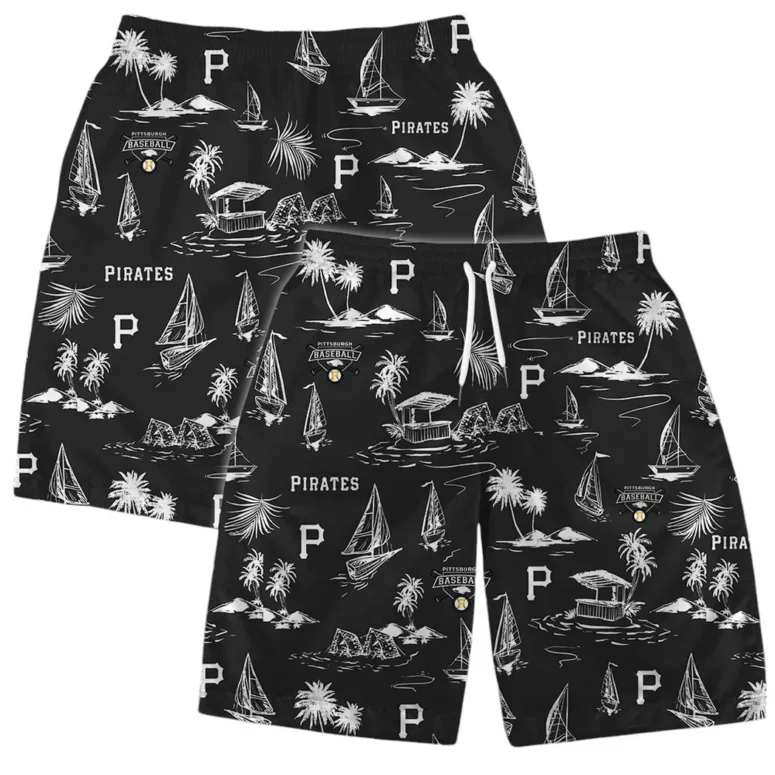 Pittsburgh Pirates Coastal Sailing Hawaiian Shirt