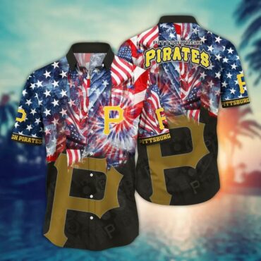 Pittsburgh Pirates Firework Celebration Hawaiian Shirt