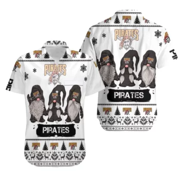 Pittsburgh Pirates Holiday Gnome Hawaiian Shirt