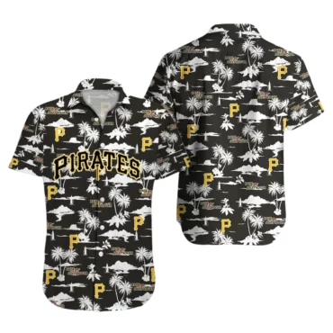 Pittsburgh Pirates Palm Island Hawaiian Shirt