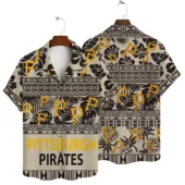 Pittsburgh Pirates Polynesian Vibes Hawaiian Shirt - TeeAloha