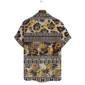 Pittsburgh Pirates Polynesian Vibes Hawaiian Shirt Back - TeeAloha