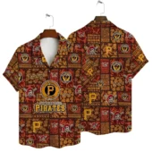 Pittsburgh Pirates Retro Patchwork Hawaiian Shirt