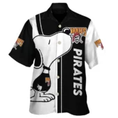 Pittsburgh Pirates Snoopy Vibes Hawaiian Shirt Front - TeeAloha