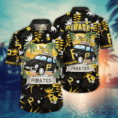 Pittsburgh Pirates Surf Adventure Hawaiian Shirt