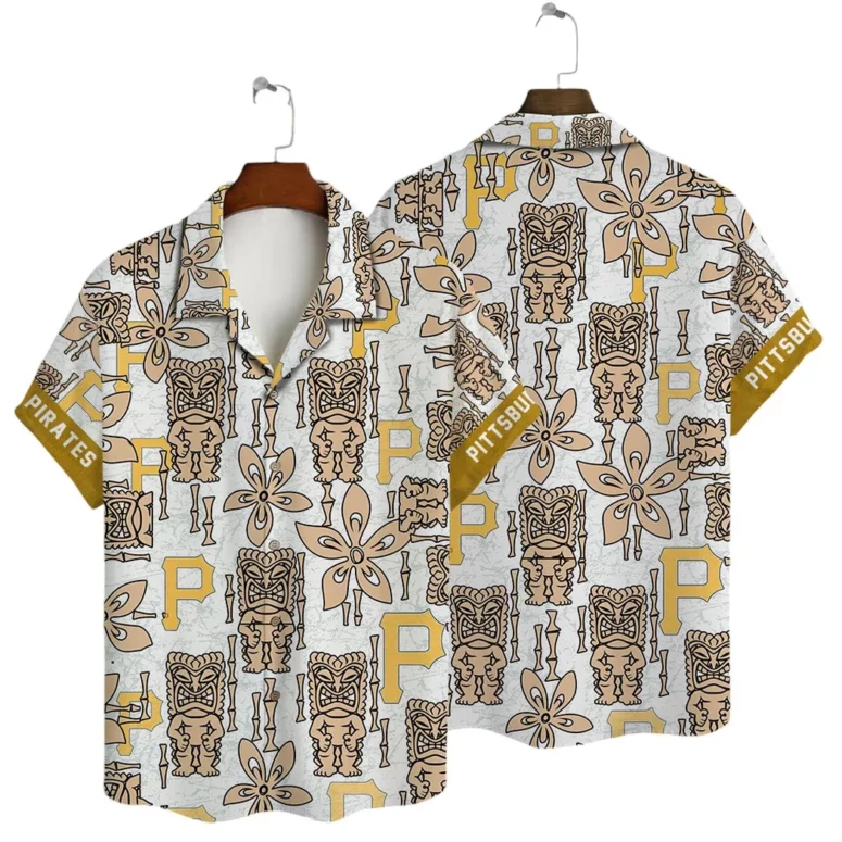 Pittsburgh Pirates Tiki Totem Hawaiian Shirt