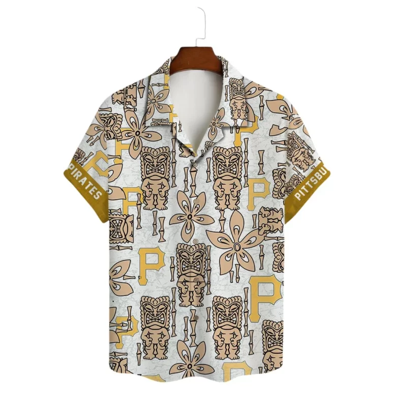 Pittsburgh Pirates Tiki Totem Hawaiian Shirt