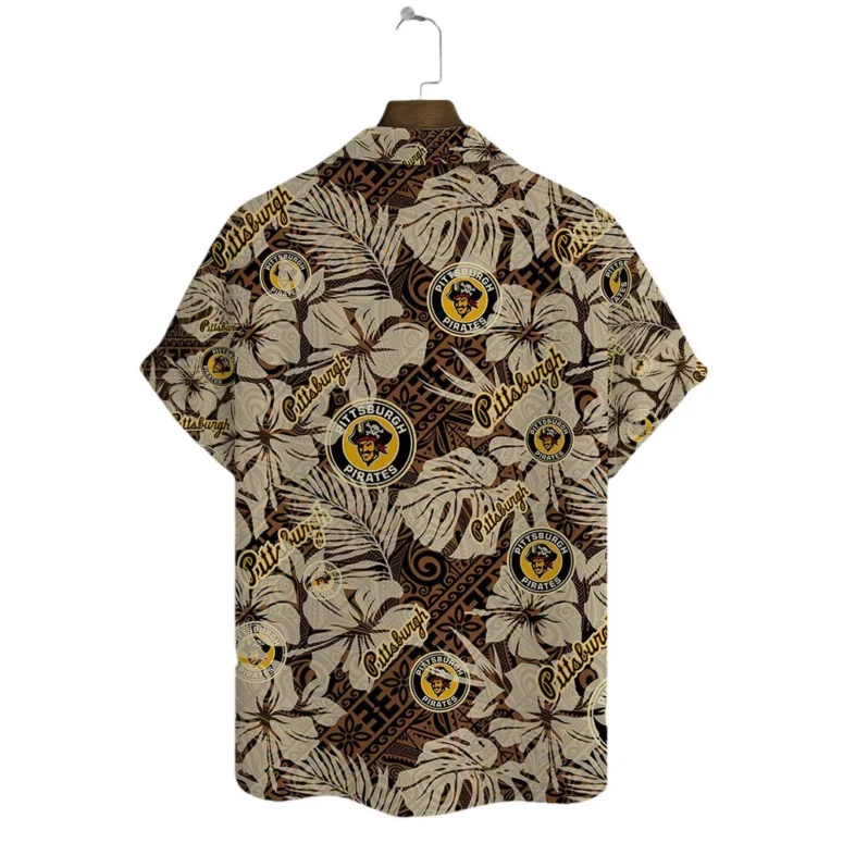 Pittsburgh Pirates Tropical Tribal Hawaiian Shirt