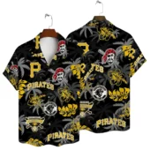 Pittsburgh Pirates Tropical Vibe Hawaiian Shirt - TeeAloha