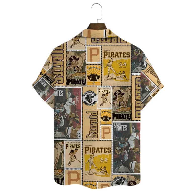 Pittsburgh Pirates Vintage Collage Hawaiian Shirt