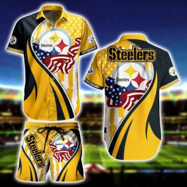 Pittsburgh Steelers American Pride Hawaiian Shirt