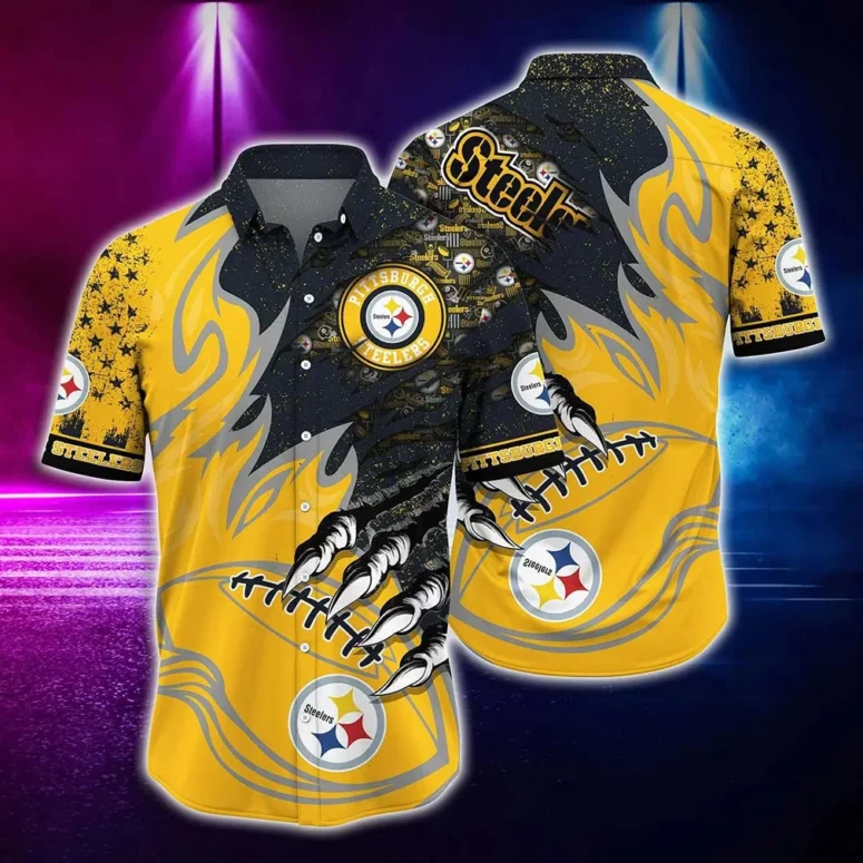 Pittsburgh Steelers Inferno Claw Hawaiian Shirt