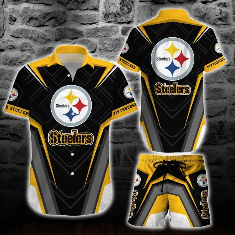 Pittsburgh Steelers Steel Power Hawaiian Shirt