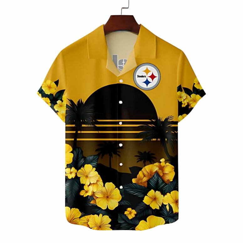 Pittsburgh Steelers Sunset Vibes Hawaiian Shirt