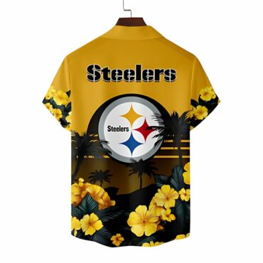 Pittsburgh Steelers Sunset Vibes Hawaiian Shirt