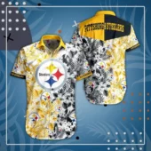 Pittsburgh Steelers Tropical Dual-Tone Hawaiian Shirt