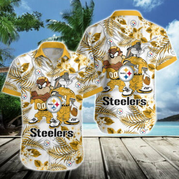 Pittsburgh Steelers Tropical Duo Hawaiian Shirt