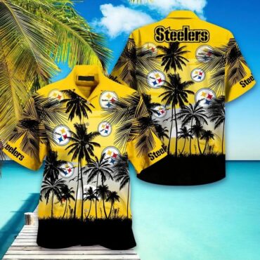 Pittsburgh Steelers Tropical Sunset Hawaiian Shirt