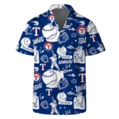 Texas Rangers All Star Play Hawaiian Shirt Front - TeeAloha