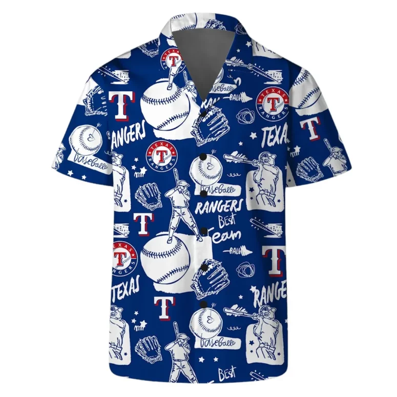 Texas Rangers All-Star Play Hawaiian Shirt