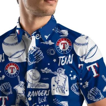 Texas Rangers All-Star Play Hawaiian Shirt