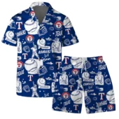 Texas Rangers All Star Play Hawaiian Shirt Woth Short - TeeAloha