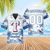 Texas Rangers Big Wave Hawaiian Shirt - TeeAloha