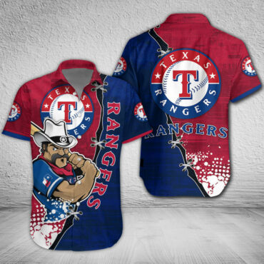 Texas Rangers Cowboy Spirit Hawaiian Shirt