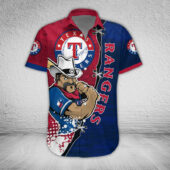 Texas Rangers Cowboy Spirit Hawaiian Shirt Front - TeeAloha