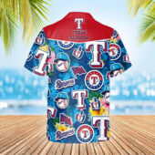 Texas Rangers Island Spirit Hawaiian Shirt Back - TeeAloha