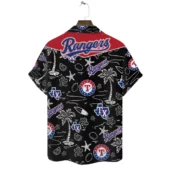 Texas Rangers Island Vibes Hawaiian Shirt Back - TeeAloha