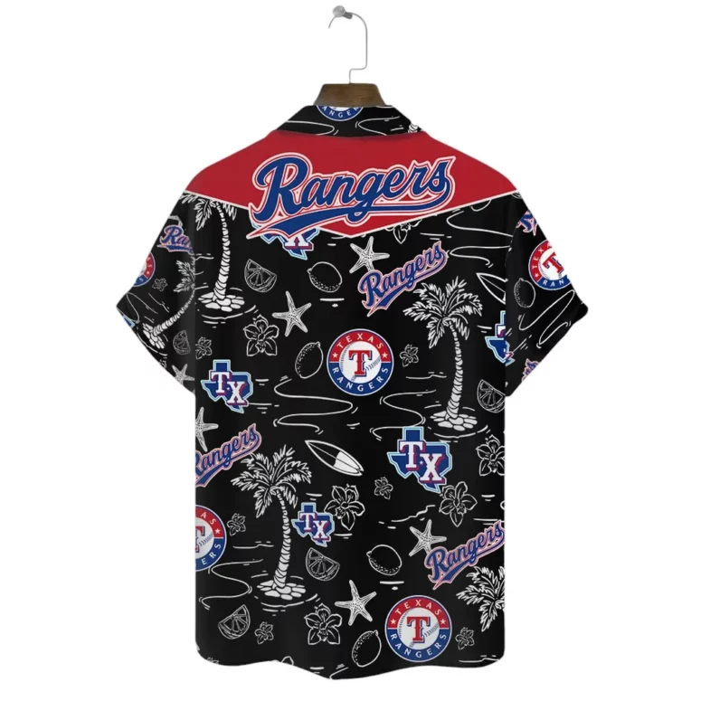 Texas Rangers Island Vibes Hawaiian Shirt