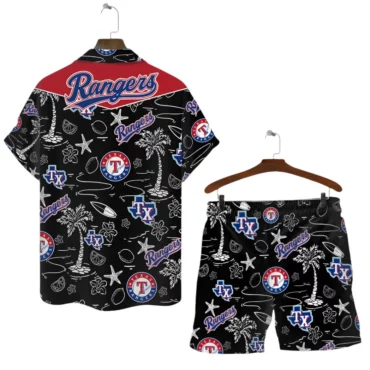 Texas Rangers Island Vibes Hawaiian Shirt