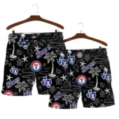 Texas Rangers Island Vibes Hawaiian Short - TeeAloha