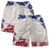 Texas Rangers Pride Floral Hawaiian Short - TeeAloha