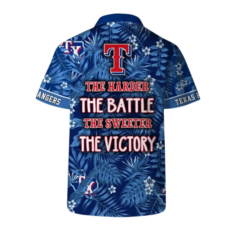 Texas Rangers Victory Battle Hawaiian Shirt