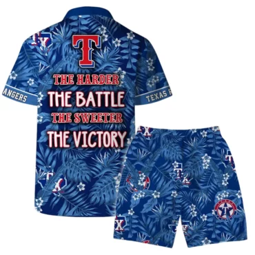 Texas Rangers Victory Battle Hawaiian Shirt