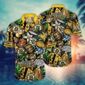 Boston Bruins Island Tiki Hawaiian Shirt - TeeAloha