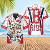 Boston Red Sox All Stars Tribute Hawaiian Shirt - TeeAloha