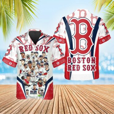 Boston Red Sox All-Stars Tribute Hawaiian Shirt