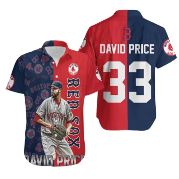 Boston Red Sox David Price Tribute Hawaiian Shirt