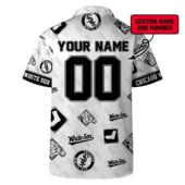 Chicago White Sox Custom Name And Number Hawaiian Shirt Back - TeeAloha