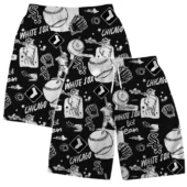 Chicago White Sox Logo Legend Team Baseball Pattern Hawaiian Short - TeeAloha