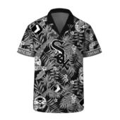 Chicago White Sox Ocean Breeze Hawaiian Shirt Front - TeeAloha