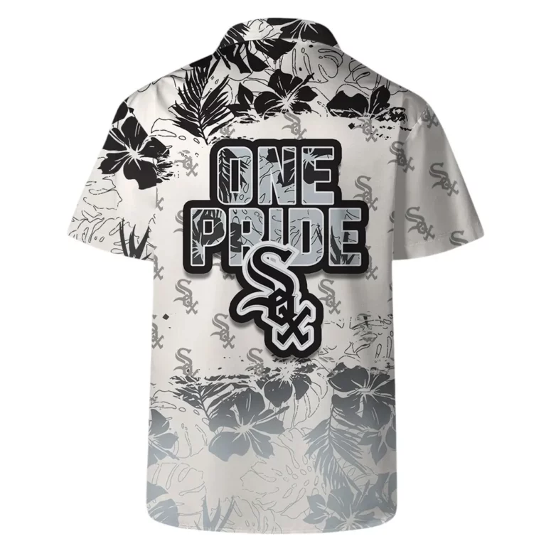 Chicago White Sox Team Logo One Pride Pattern Hawaiian Shirt