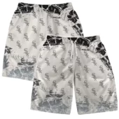 Chicago White Sox Team Logo One Pride Pattern Hawaiian Short - TeeAloha