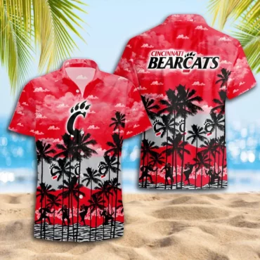 Cincinnati Bearcats Sunset Palms Hawaiian Shirt