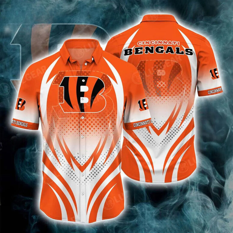 Cincinnati Bengals Fiery Horizon Hawaiian Shirt